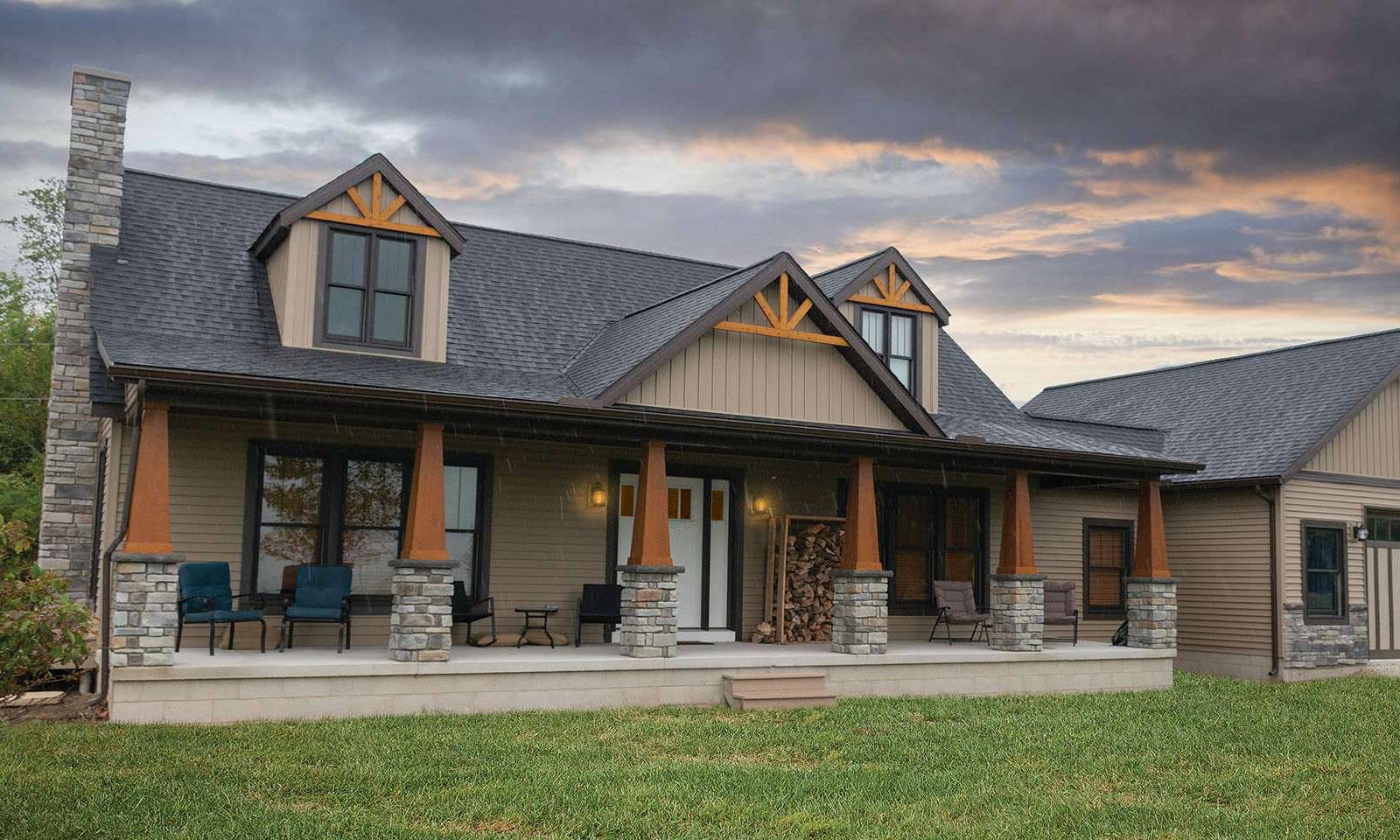 Luxury Modular Home Front